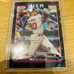 10枚限定 超激レア 2023 Topps World Baseball Classic WBC PETE ALONSO ピートアロンソ non auto 直筆サイン以外 USA アメリカ代表 2006