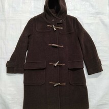 NEWYORKER MOORBROOK ニューヨーカー　ムーアブルック ヘリンボーン ダッフルコート レディース duffle coat ブラウン　英国製　コート_画像2