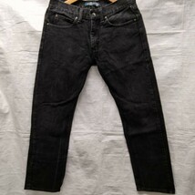 リー　LEE Lee 5pk black DENIM Jeansブラック　ジーンズ 黒　30 ストレート　ブラックジーンズ　black jeans メキシコ製　usa企画　_画像2