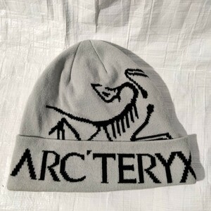 ARC'TERYX アークテリクス bird word toque バードワード　トーク　ビーニーニットキャップライトグレー grey knit cap ニット　キャップ　