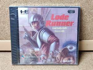  unopened new goods PC engine Roadrunner Lost labyrinth . crack ...PCE