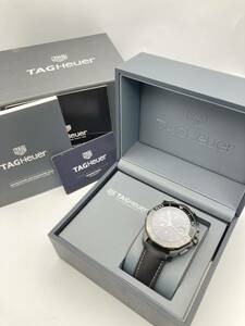 【稼働品】 腕時計 TAGHEUER タグホイヤー CAY218B RHE0754　アクアレーサー　クロノグラフ　ブラックファントム　自動巻き