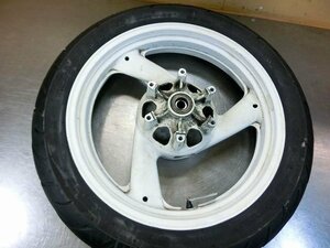 FZ750 リアホイール、良品 18ｘ3.50☆2MG、逆車