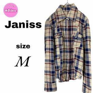 Janiss レディース ネルシャツ チェック柄