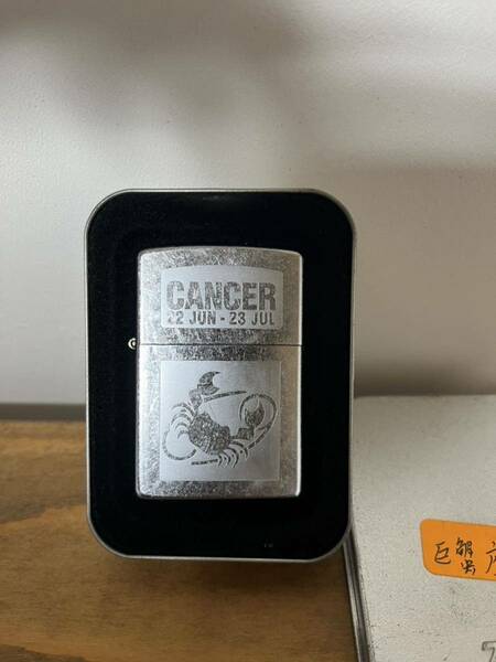 ★☆未使用】ZIPPO ジッポー オイルライター 　星座　蟹☆★