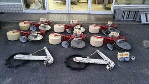 （滋賀）アグリテクノヤザキ クリーンシーダ 播種機 型番不明 パーツ売り 6連分 滋賀県より直接引取りのみ