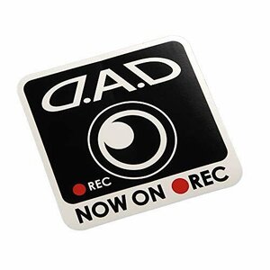 【在庫品のみ】 DAD ステッカー【D．A．D】 ドライブレコーダー ギャルソン D．A．D ST136－02