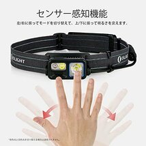 人気＊ ヘッドランプ OLIGHT（オーライト） SOS機能 Aｒｒａｙ 軽量 1000ルーメン センサー検知 60°角度調整可_画像3