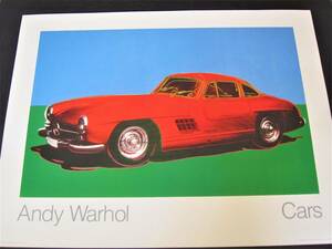 1986年当時物！Andy Warhol 「　Cars　」 アンディ ウォーホル　メルセデス ベンツ　アートポスター　80'sヴィンテージ②