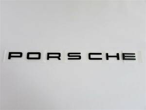 PORSCHE ポルシェ リア エンブレム マットブラック