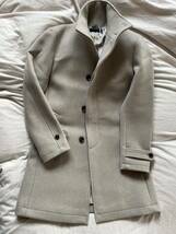 ■美品■ junhashimoto STAND COLLAR COAT サイズ4 AKM wjk ジュンハシモト ベージュ スタンドカラーコート_画像4