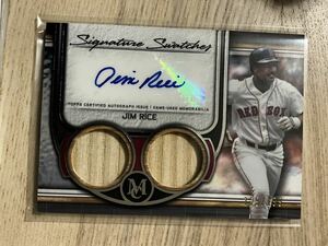 /199 topps 2023 museum collection 直筆サインレリックカード　Jim rice