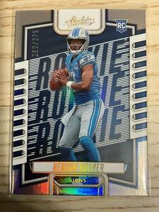 /275 Panini 2023 NFL absolute HENDON hooker ベースパラレルカード　ルーキー　rookie