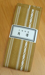  man's obi . on pattern treacle brown cotton man's obi yukata obi hakama under obi festival supplies . wave .. supplies TR