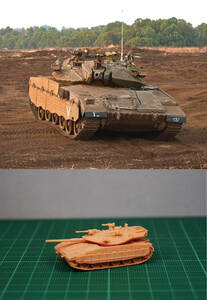 1/144 未組立 Israel Merkava IID Main Battle Tank (fine detail) Resin Kit (S3012)