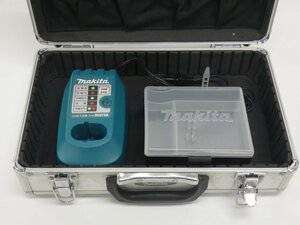 Y777Yちょる【電動工具】未使用品　makita　充電器　DC07SA　パーツケース　ビット　工具収納ケース　マキタ　DIY　バッテリー　ビット