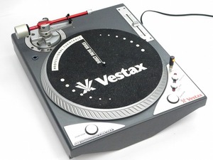 H456Hちょる　Vestax　ターンテーブル　PDX-a2MK2　通電確認済　ベスタクス　DJ　レコードプレーヤー　スリップマット