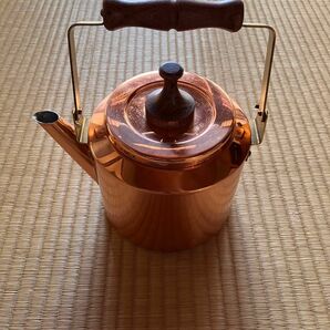 純銅　やかん　ケトル 湯沸かし 昭和レトロ 銅　調理器具 キッチン　銅製　ヤカン　銅やかん　銅ヤカン