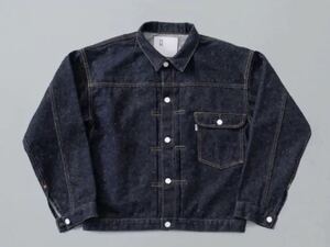 NEW MANUAL ニューマニュアル #001 T-BACK DENIM JACKET ONE-WASHED 藤原裕 BerBerJin