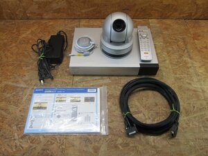 *SONY IPELA HD video meeting system PCS-XG77S|PCSA-CXG100 Web camera Mike * remote control attaching present condition goods *Z1199