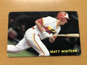  Calbee Professional Baseball card 1991 year mat winter s( Japan ham ) No.85