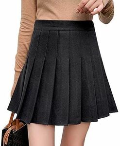 新品未使用 制服 スカート サイズXS ブラック色 レディース ミニスカート プリーツ カワイイ オシャレ 学生服 Aライン 通学