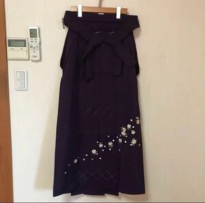 [大特価！！！] 袴 小振袖 着物 紫 刺繍 桜柄刺繍 (25)