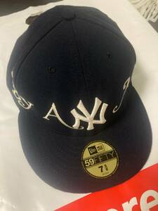 激レア　希少サイズ　supreme Harlem Custom New Era CAP by Any Means　シュプリーム　ニューエラ　キャップ