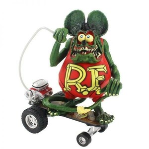 11cm ラットフィンク スケボー スケートボード Rat Fink R.F. フィギュア PVC 人形 おもちゃ 模型 アメリカン 雑貨