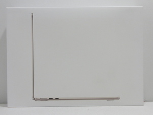 n12994-rj 中古○Apple 13.6インチ MacBook Air スターライト A2681 メモリ16GB/SSD256GB/Apple M2チップ [108-240119]