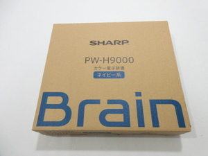 k90033-rj [送料650円] 中古●SHARP シャープ Brain カラー 電子辞書 PW-H9000 ネイビー系 [092-240101]