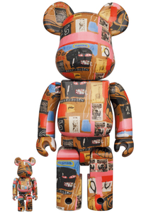 BE@RBRICK Andy Warhol × JEAN-MICHEL BASQUIAT #2 100％ ＆ 400％/メディコムトイ/Medicom Toy/ウォーホール/バスキア/ベアブリック