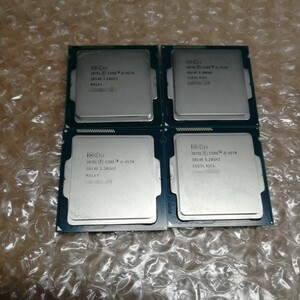 Intel　Core i5 4570　CPU　BIOS起動確認済　【中古、ジャンク扱】4個セット