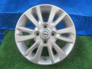 ※ニッサン デイズ DBA-B21W アルミホイール 14インチ 14×4.5J 4穴 PCD100 1本のみ 40300-6A02E