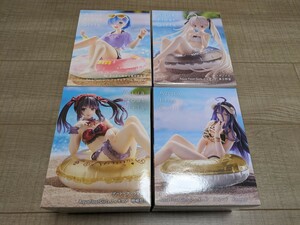 Aqua Float Girls フィギュア セット オーバーロードⅣ アルベド デート・ア・ライブⅣ 時崎狂三 ヨスガノソラ 春日野穹 リゼロ レム