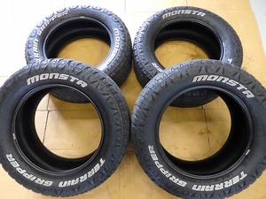 MONSTA TERRAINGRIPPER 265/60R18 265/60-18 4本SET ハイラックス ランドクルーザー プラド ホワイトレター リフトアップ カスタムに！！