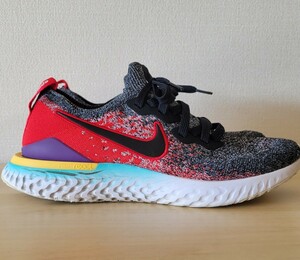 NIKE エピック リアクト フライニット 2 EPIC REACT FLYKNIT 2 ブラック/レッド/ホワイト BQ8928-007 　サイズ25.5㎝