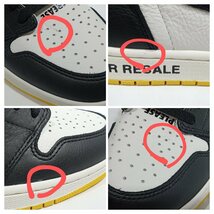 ●NIKE Jordan 1 Retro High Not for Resale BLACK-VARSITY MAIZE US10.5/28.5cm 861428-107 [7-1］ No.8863_画像8