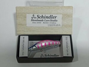 【美品】 Schindler Handmade Lure Studio USHIWAKA～牛若～ サイトピンク U-04 [3-7] No.9585