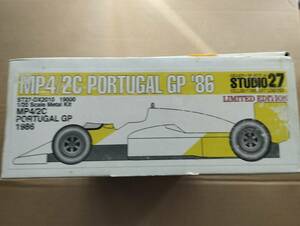 ジャンク　1/20 MP4/2C PORTUGAL GP ’86　メタルキット　プラモデル スタジオ２７　ガレージキット　マクラーレン　F1　フォーミュラ