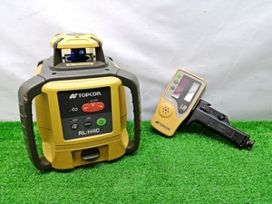 中古品 TOPCON トプコン ローテーティングレーザー ジャンク受光器付 RL-H4C