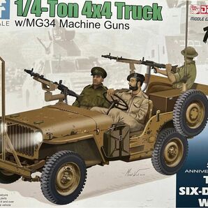 ドラゴン　1/35スケール イスラエル国防軍 IDF 1/4トン 4×4トラック w/MG34機関銃