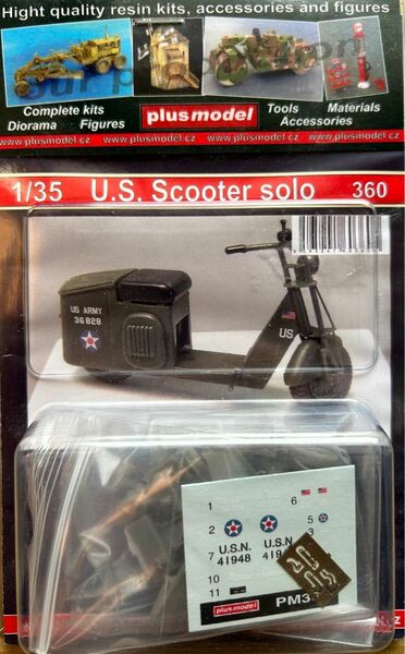 プラスモデル　1/35スケール U.S. SCOOTER SOLO