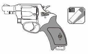 マルシン　ポリスリボルバー51ミリ銃身2インチエクセレントHW木製グリップ