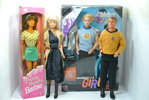 Baribie バービー Ken ケン ブレイン バービー人形 1968 スタートレック 1995 Mattel マテル バービー Pretty Hearts Barbie 1999 まとめて