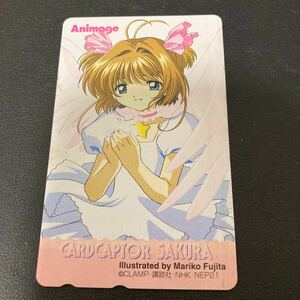 *10788 Cardcaptor Sakura Animage. pre telephone card unused 