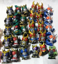 ★仮面ライダー 戦隊ヒーロー ウルトラマン★ 指人形 まとめて 64点 セット ソフビ ミニフィギュア マスコット 01725_画像2