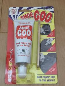 靴 修理 シューグー ソール かかと 補修 ゴム製品 SHOEGOO 100g 黒　ブラック