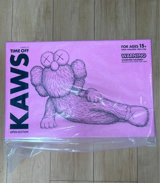 KAWS TIME OFF PINK medicom toy カウズ　タイムオフ　ピンク　フィギュア