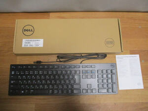 ◆DELL キーボード◆未使用品 KB216p 約12.5×44㎝ USB タイプ 入力装置 コンピュータ 周辺機器♪H-C-30126カ